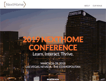 Tablet Screenshot of nexthomeevents.com